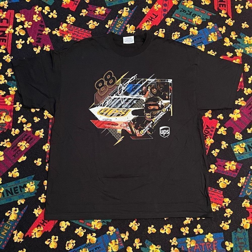 Chase Authentics NASCAR Dale Jarrett 88 Front & Back Graphic Tee Shirt / Size XL